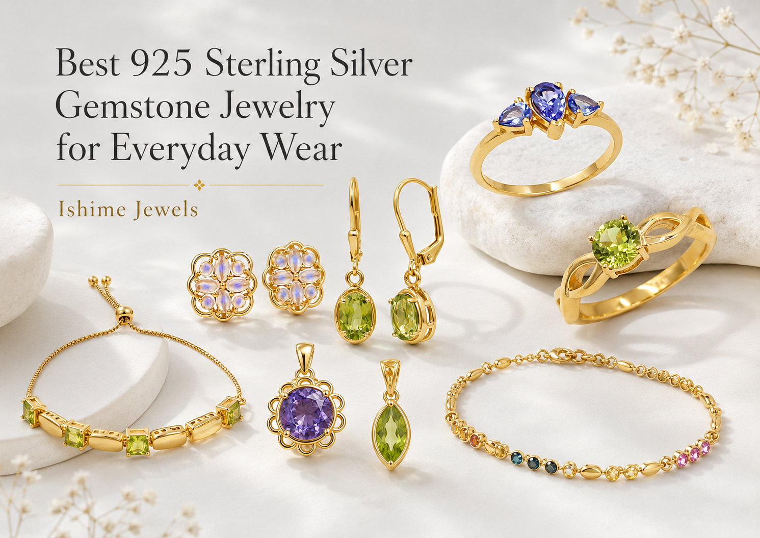 Best 925 Sterling Silver Gemstone Jewelry for Everyday Wear