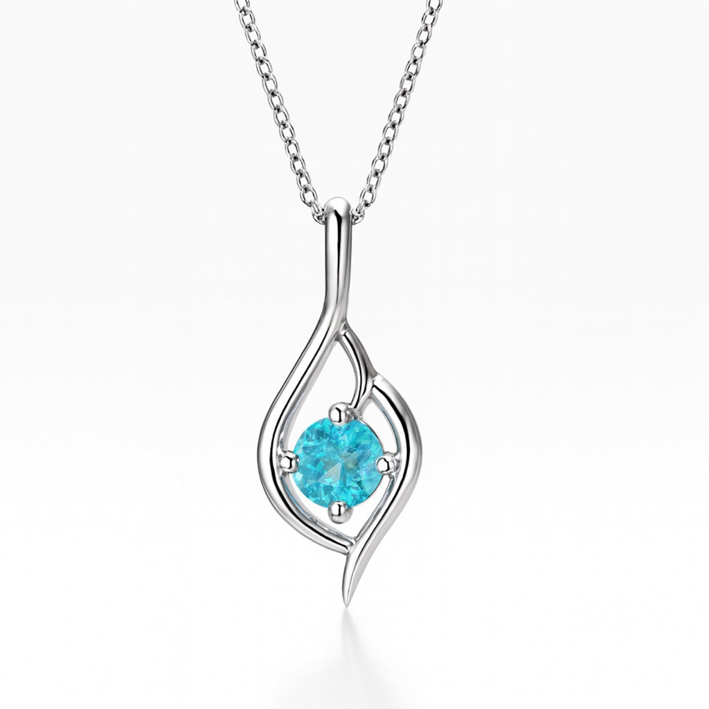 Swiss Blue Topaz Pendants: The Cool-Toned Classic from Ishime Jewels