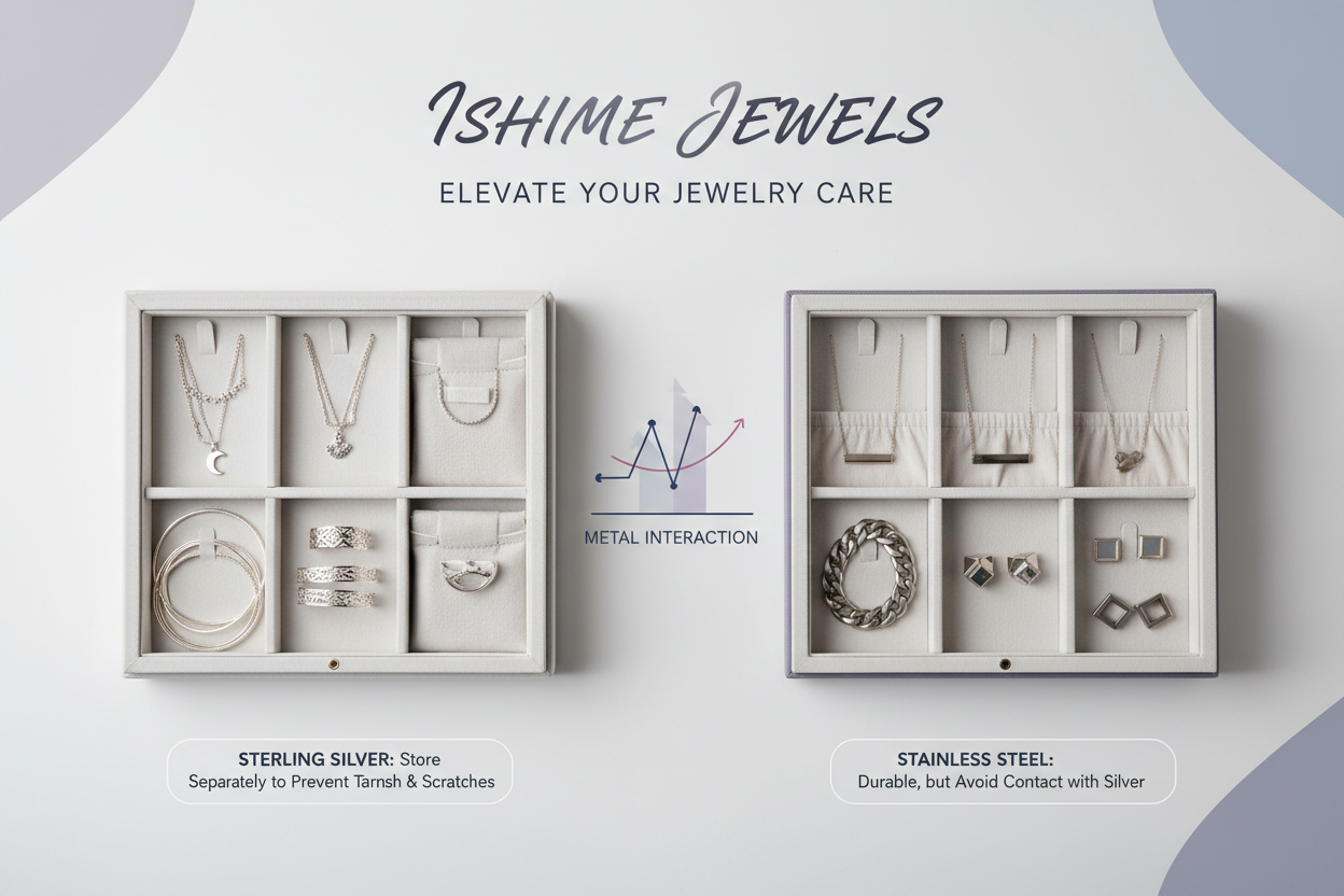 Silver vs Stainless Steel Jewellery Care: Cleaning & Storage Tips