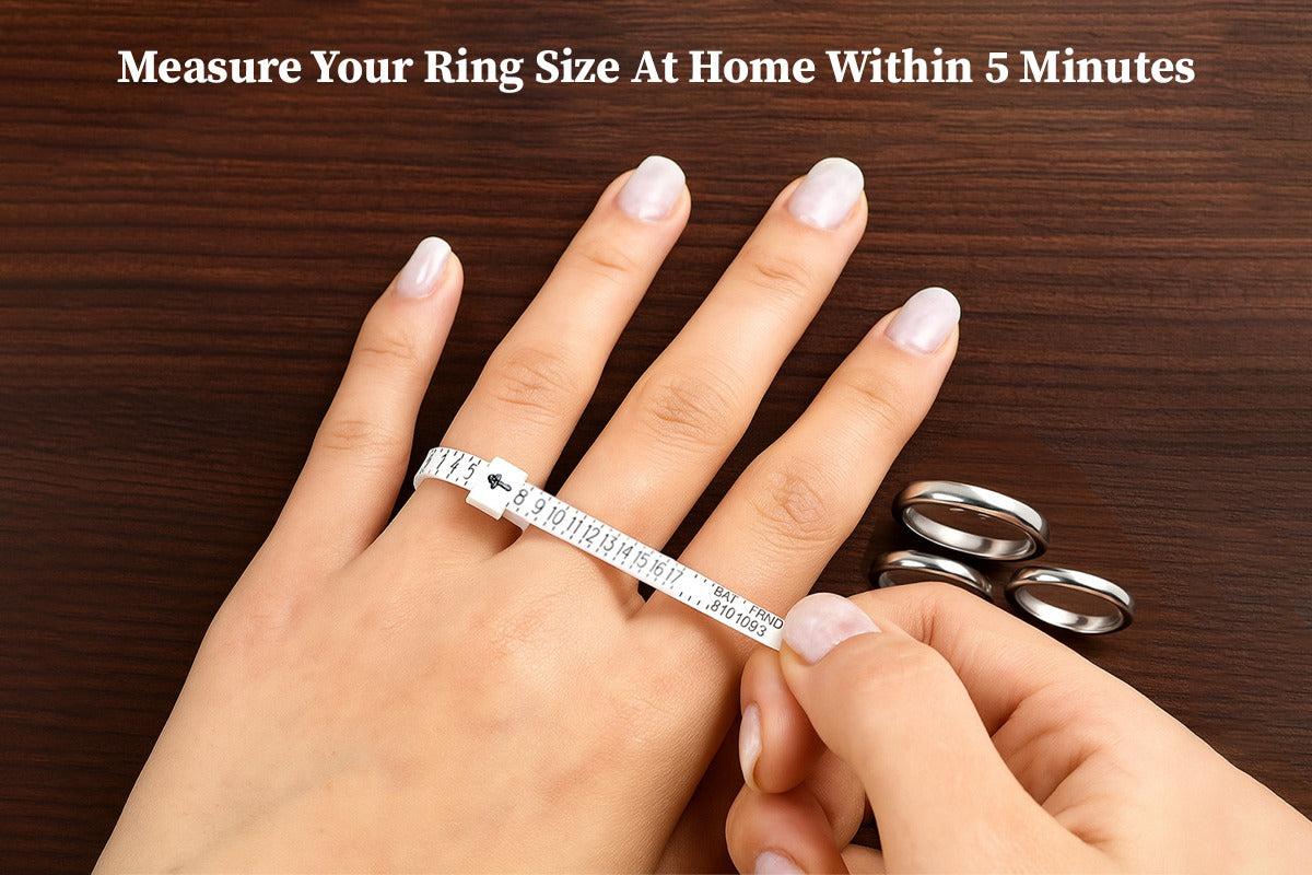 How to Find Your Correct Ring Size at Home – A Complete Expert Guide by Ishime Jewels