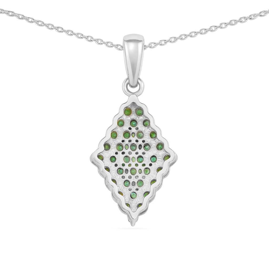 Emerald Oval Pendant with Prong Setting