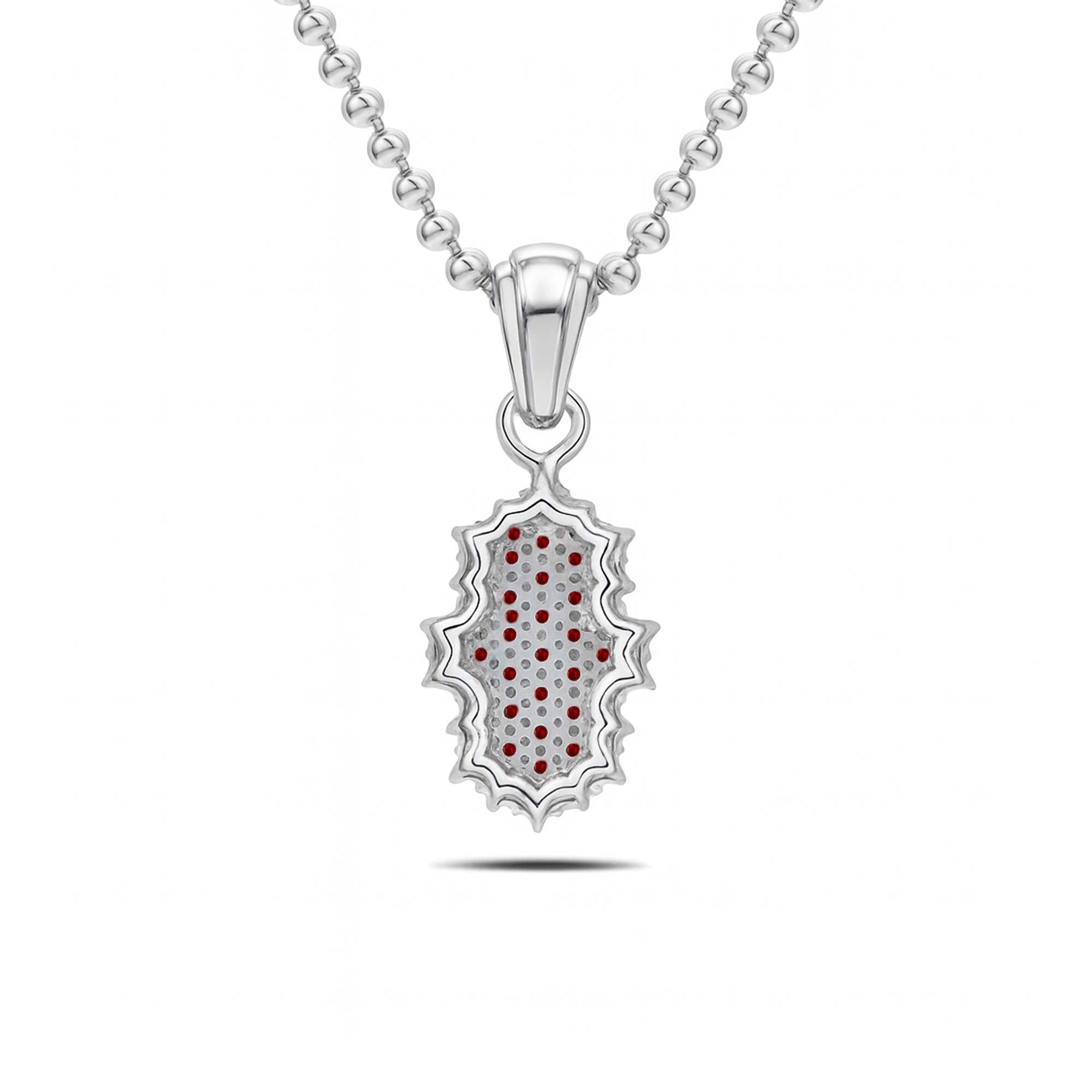 Garnet Pendant Round with Prong Setting