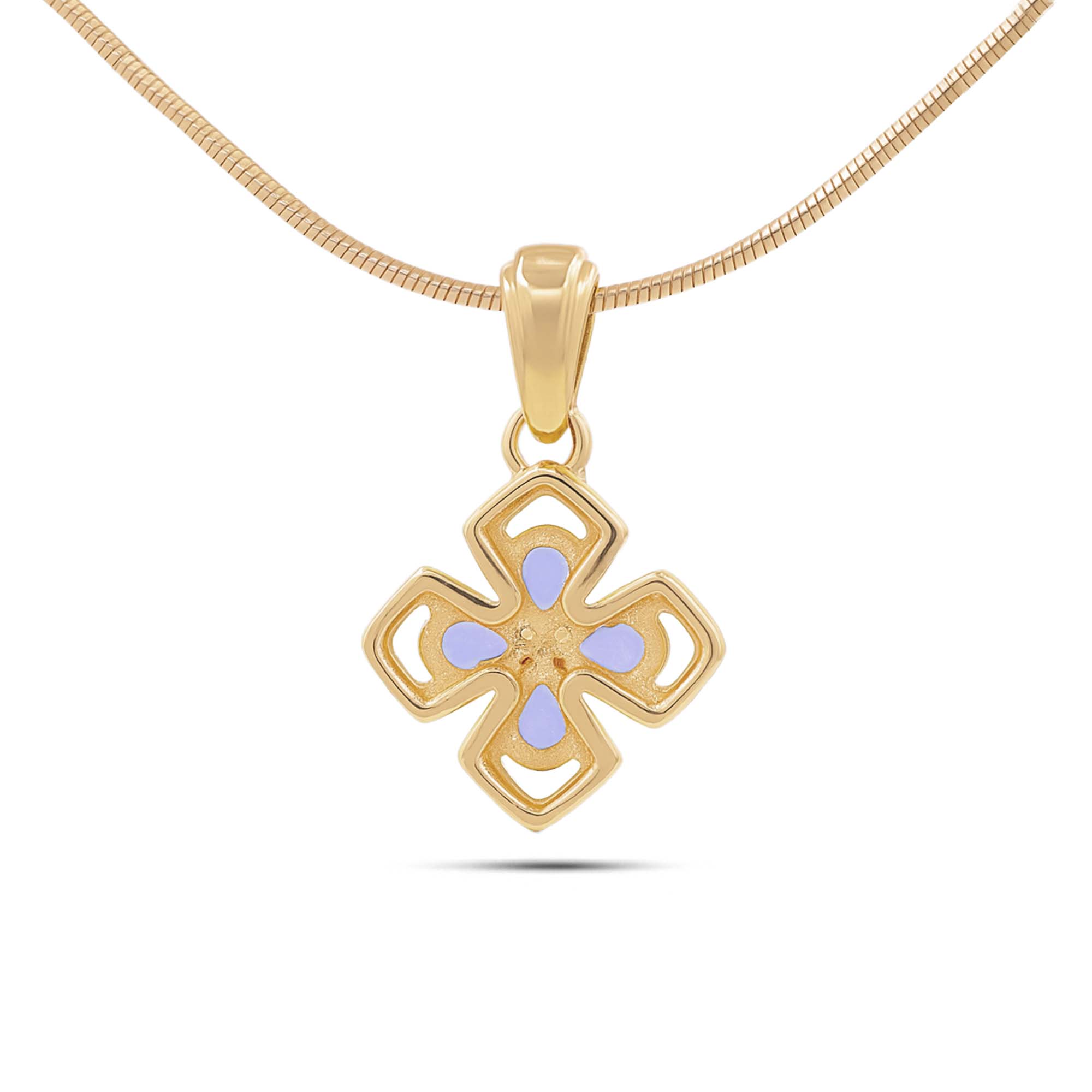 Tanzanite Pear Pendant with Prong Setting