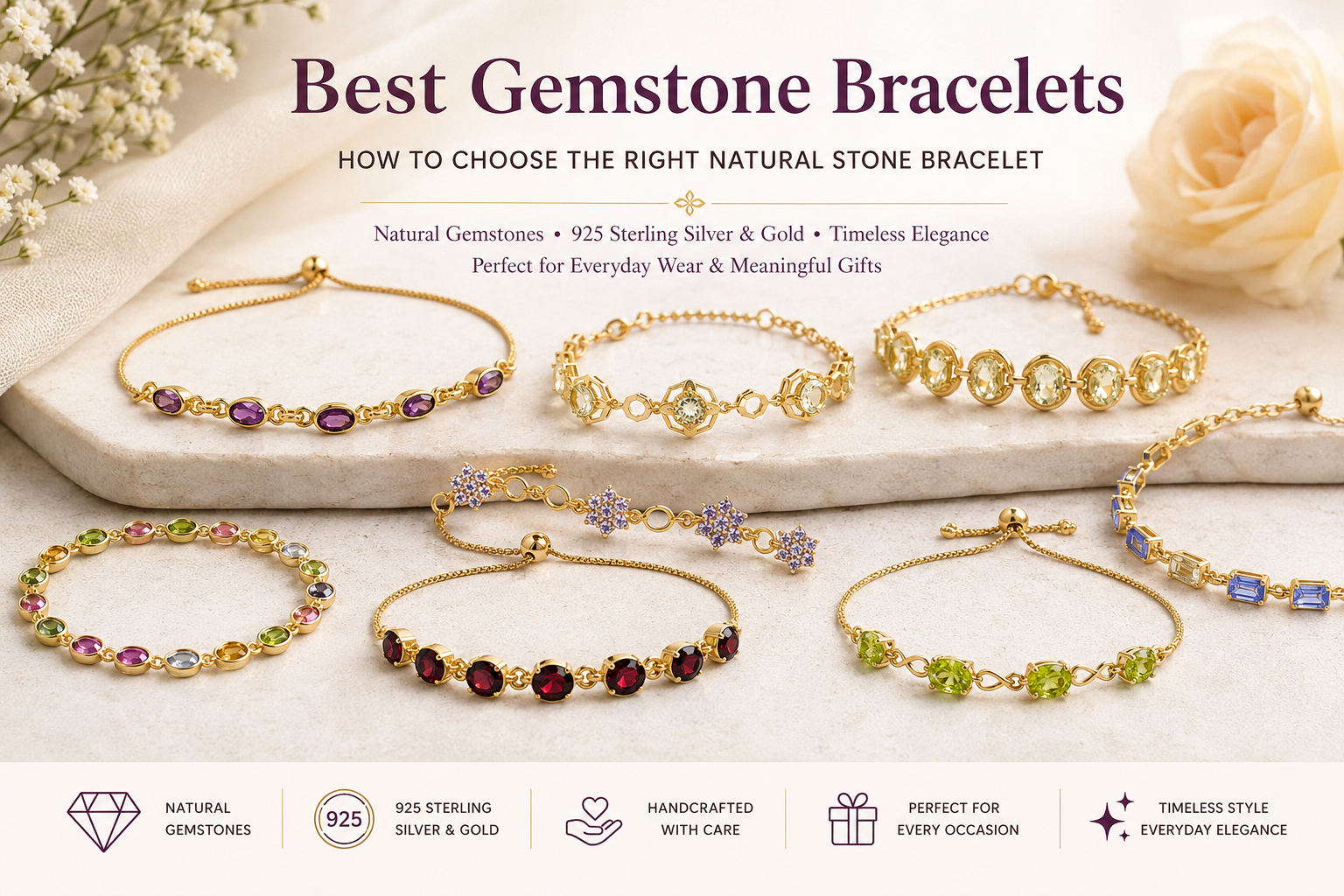 Best Gemstone Bracelets: How to Choose the Right Natural Stone Bracelet
