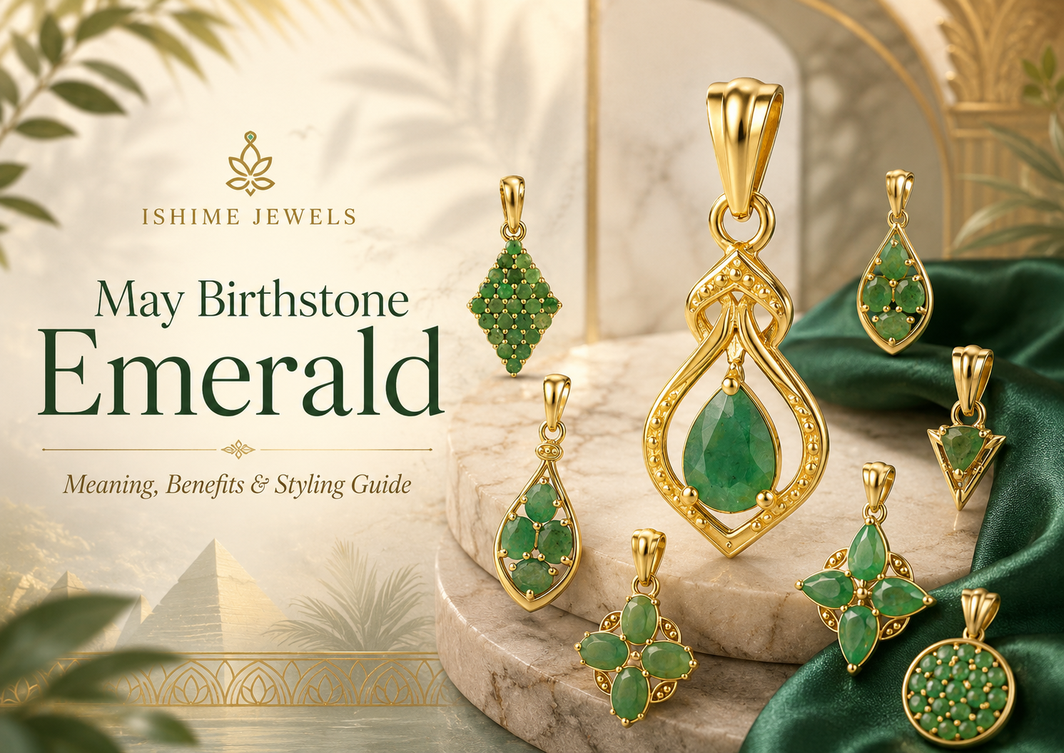 May Birthstone Emerald: Meaning, Benefits & Styling Guide by Ishime Jewels