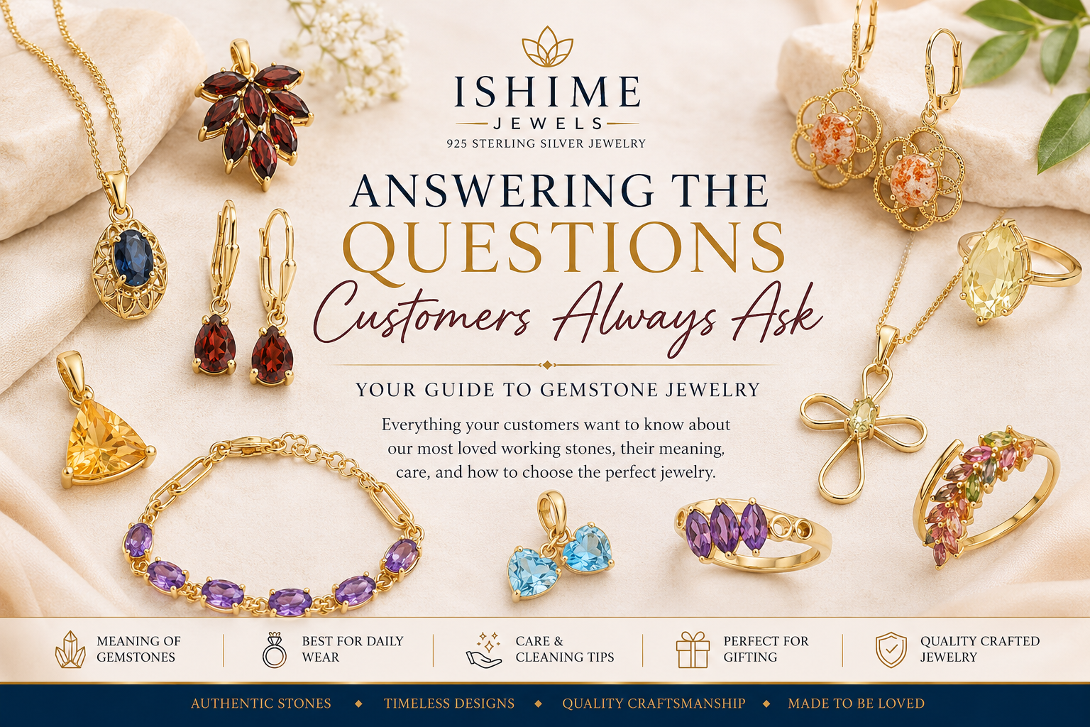 Answering the Questions Customers Always Ask About Gemstone Jewelry