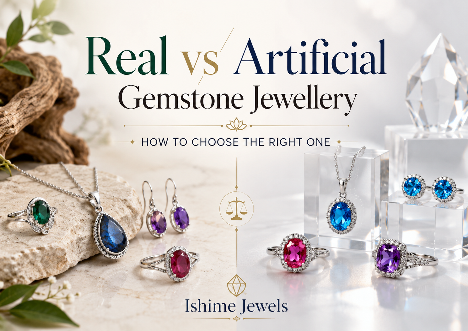 Real vs Artificial Gemstone Jewellery | Natural Gemstone Guide
