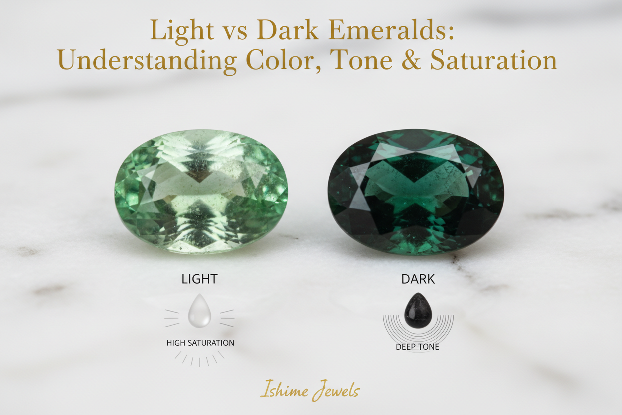 Are Light or Dark Emeralds Better? Understanding Color, Quality & Value | Ishime Jewels