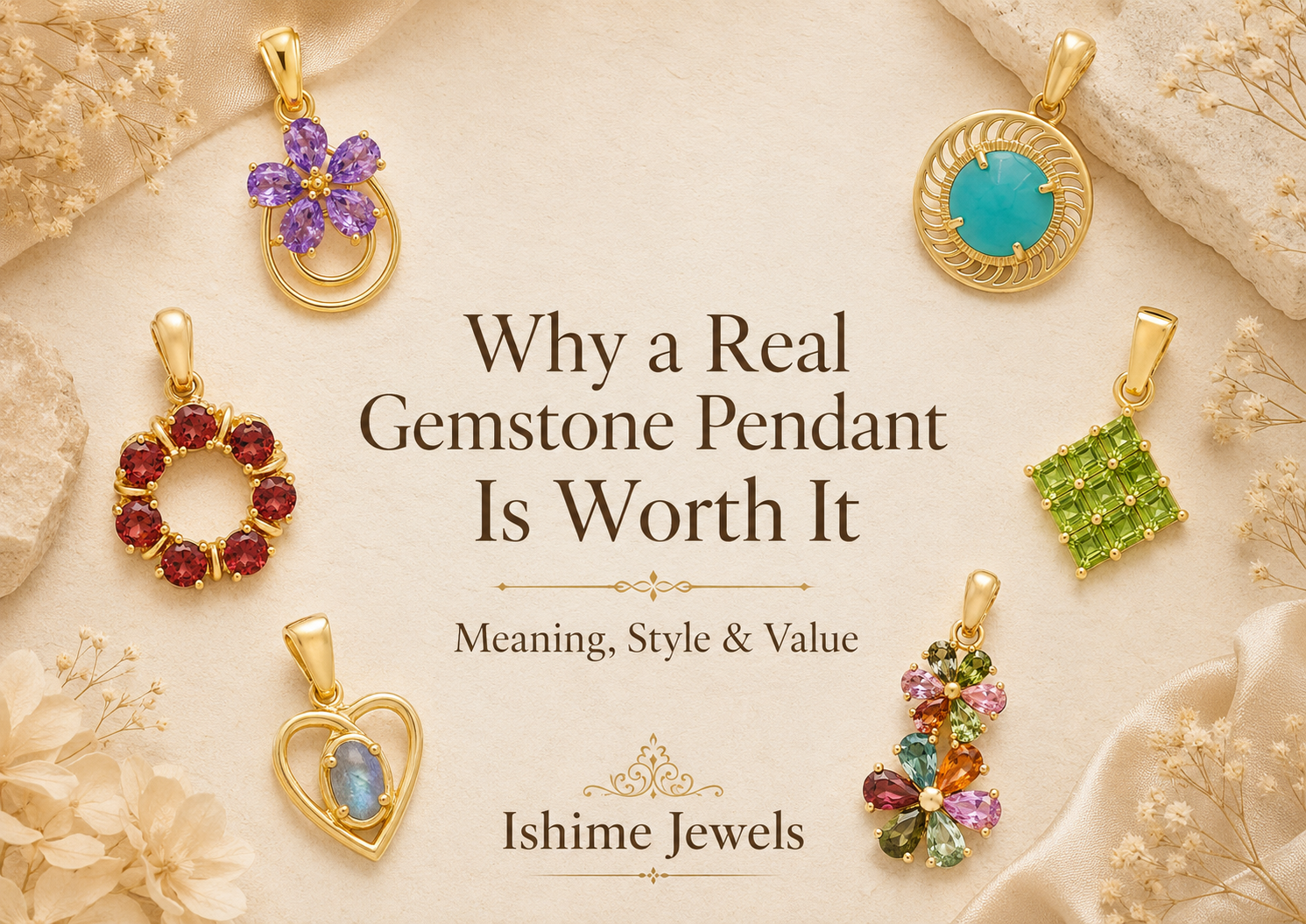 Why a Real Gemstone Pendant Is Worth It: Meaning, Style & Value