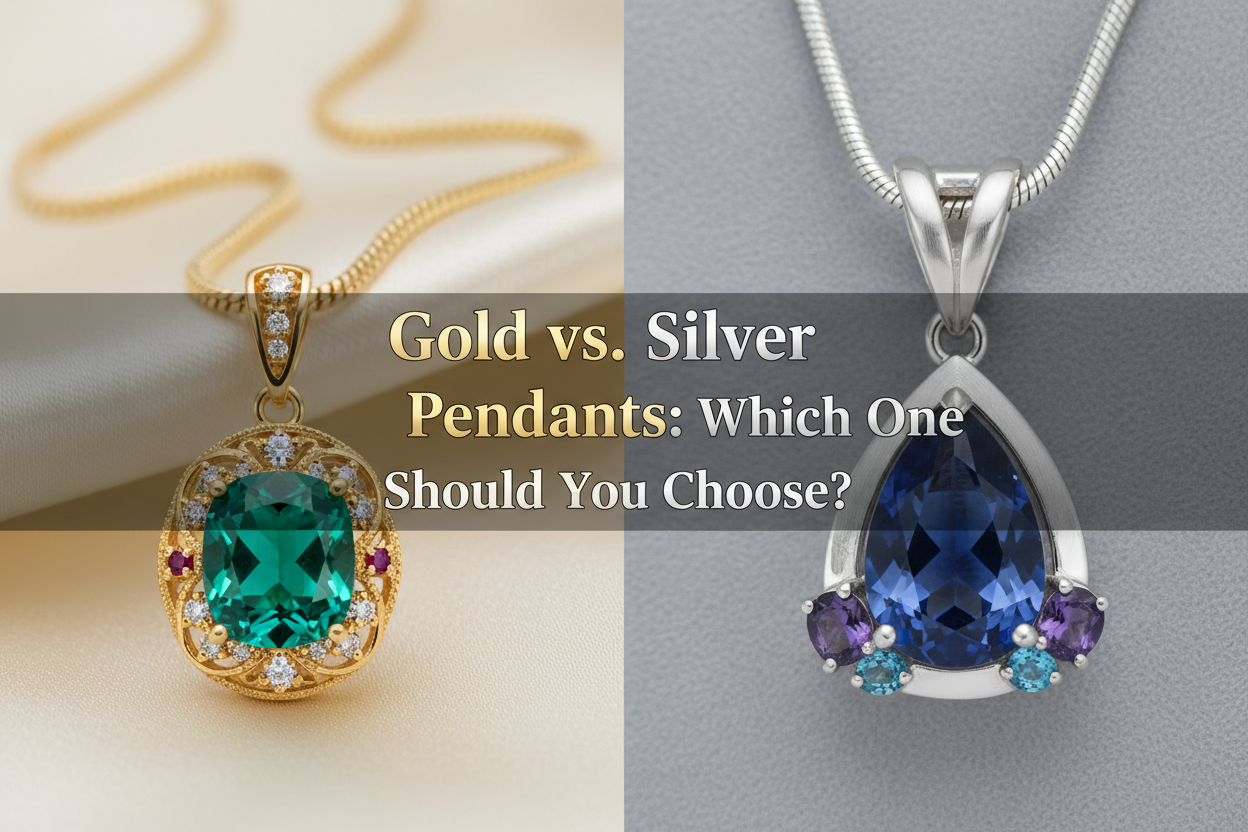 Gold vs. Silver Gemstone Pendants: Which One Should You Choose?