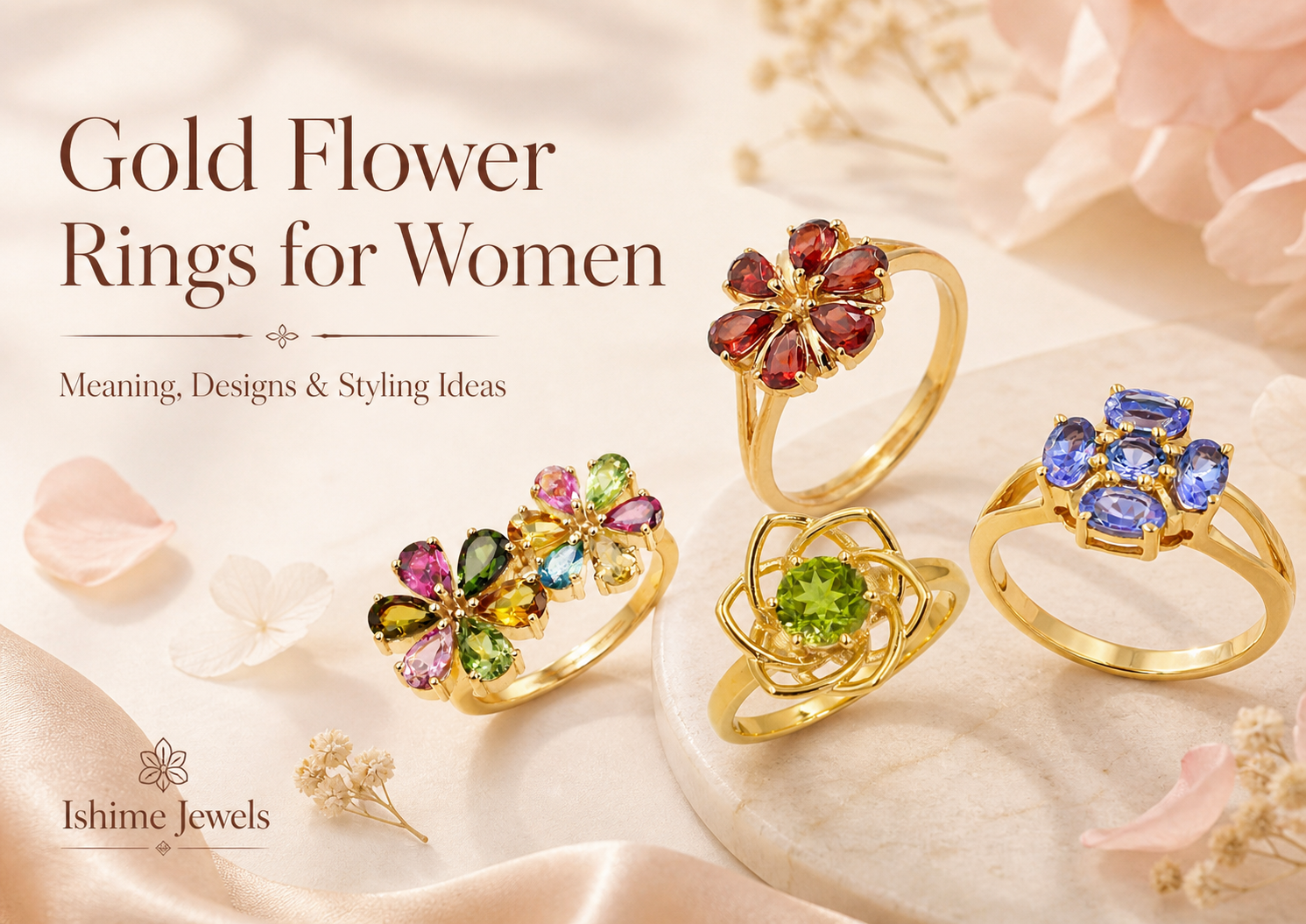 Gold Flower Rings for Women: Meaning, Designs & Styling Ideas