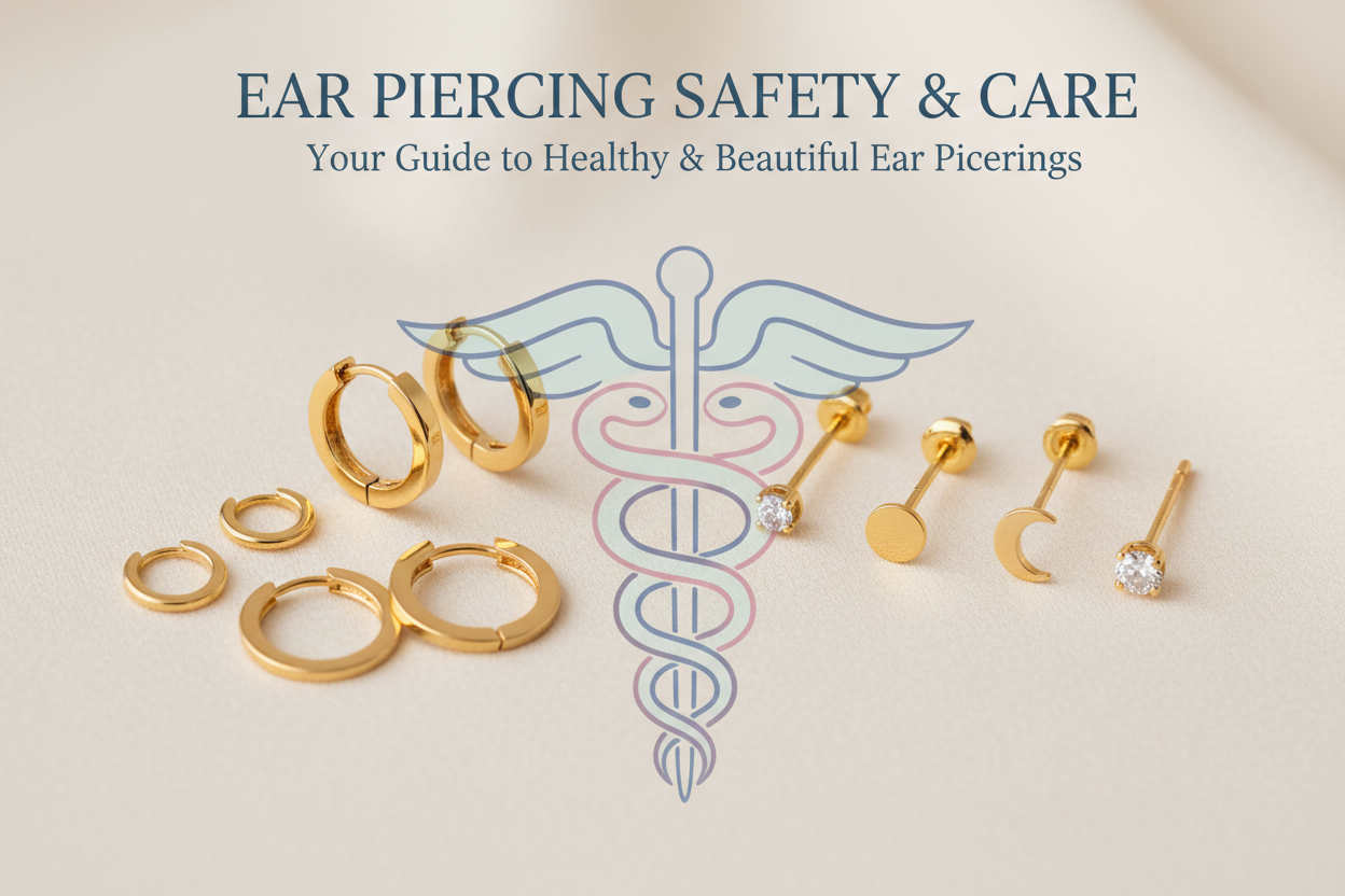 Is It Safe to Wear Hoop Earrings in Newly Pierced Ears? | Ishime Jewels Guide