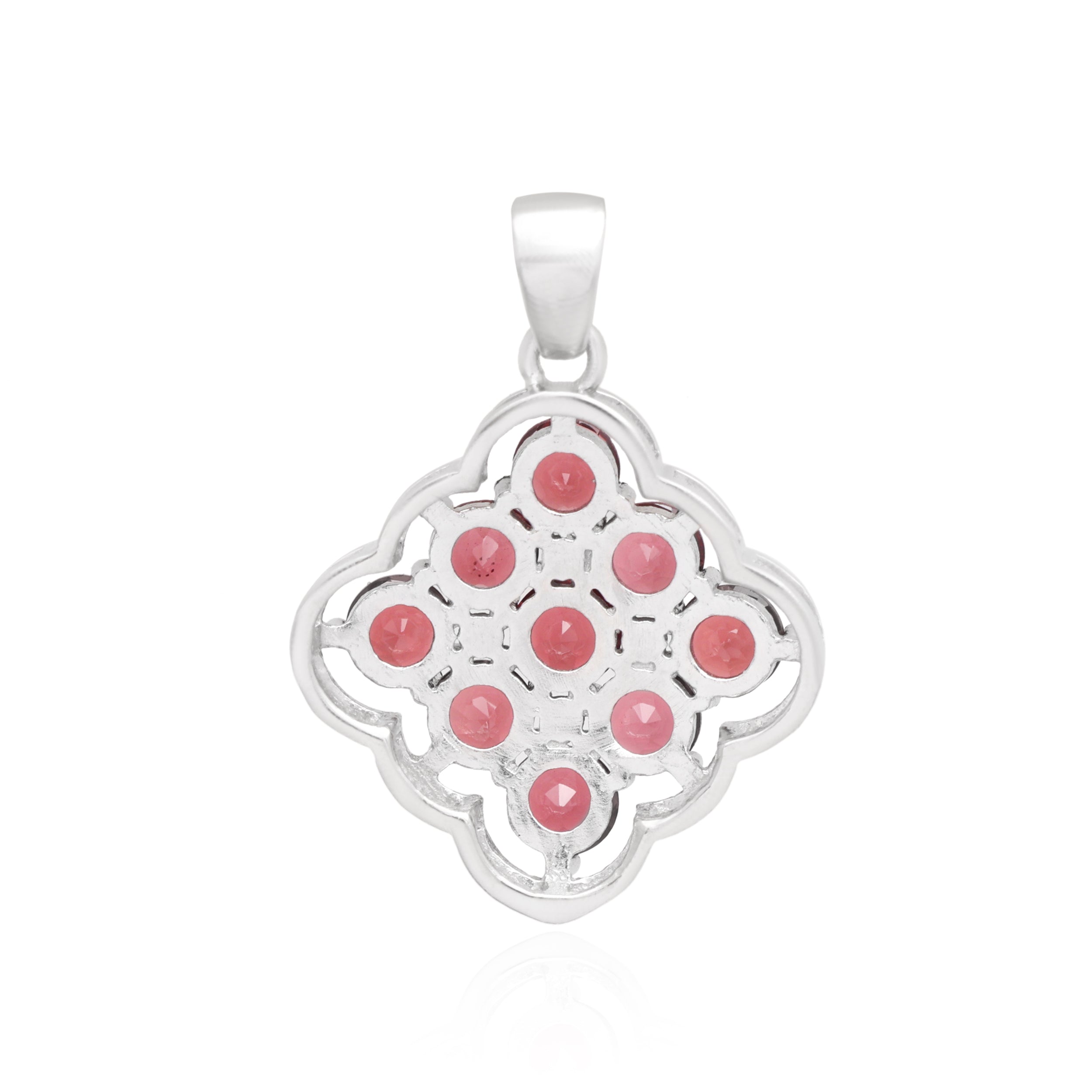 Garnet Pendant Round with Prong Setting