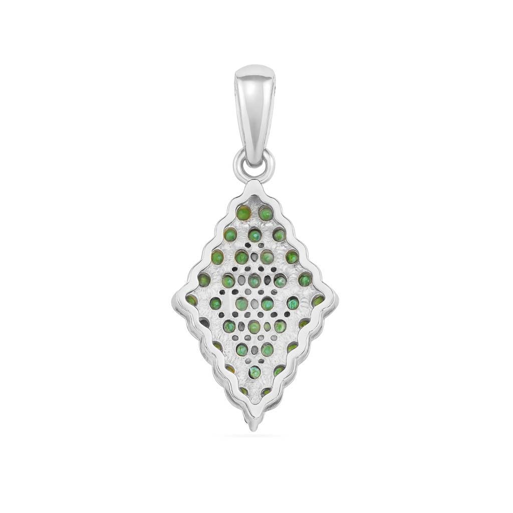 Emerald Oval Pendant with Prong Setting