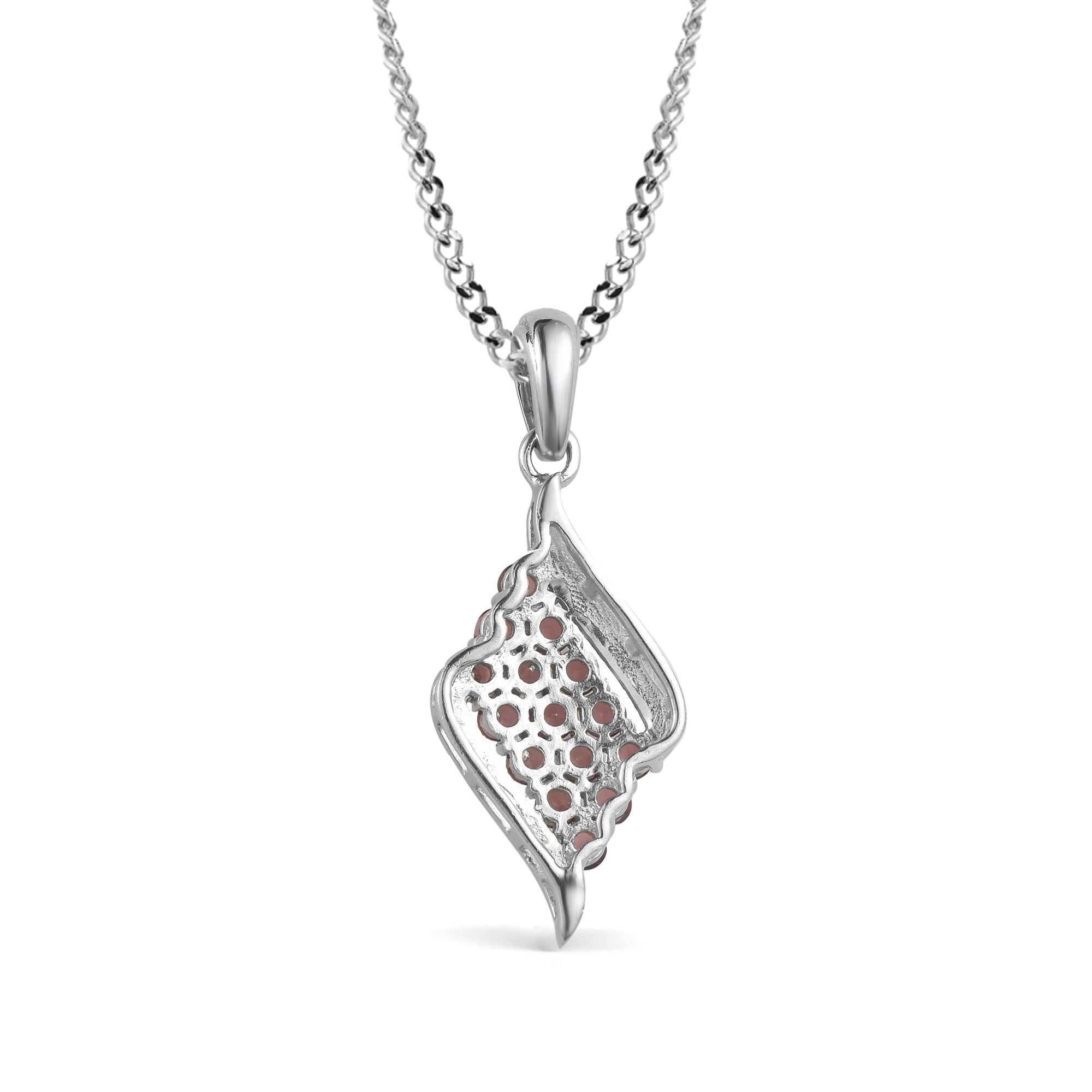 Garnet Pendant Round with Prong Setting
