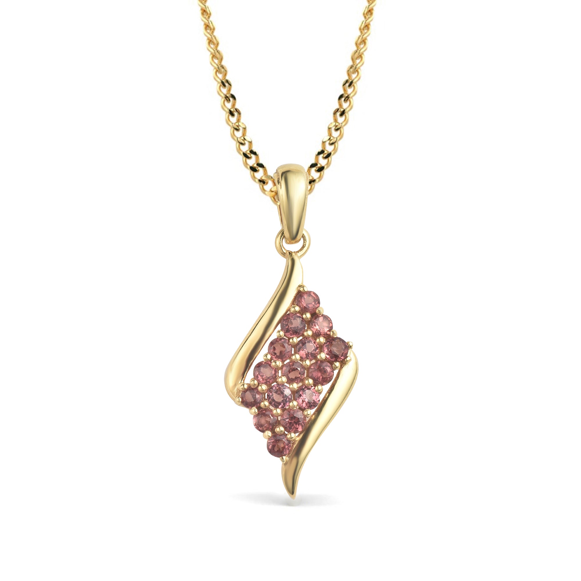 Garnet Pendant Round with Prong Setting