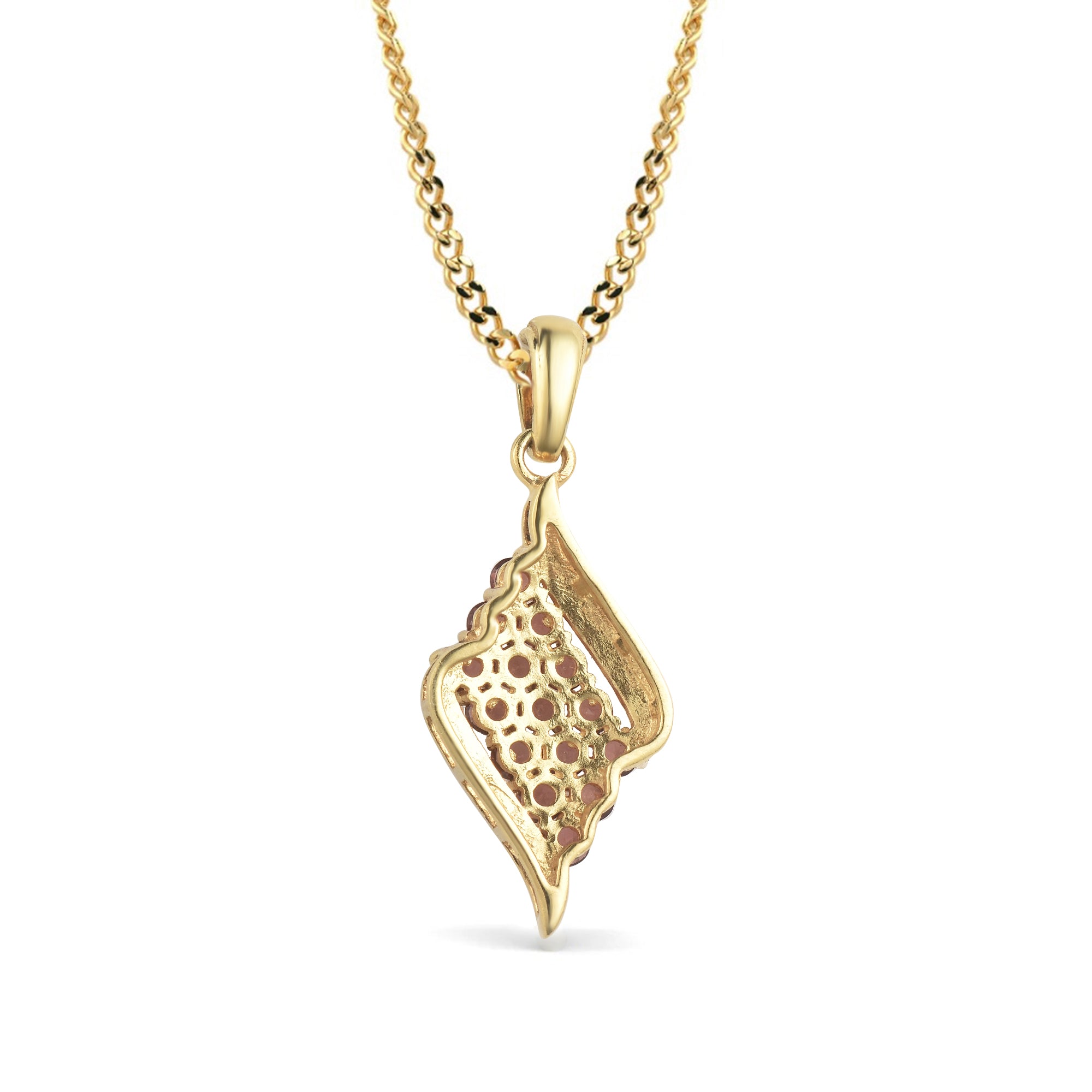 Garnet Pendant Round with Prong Setting