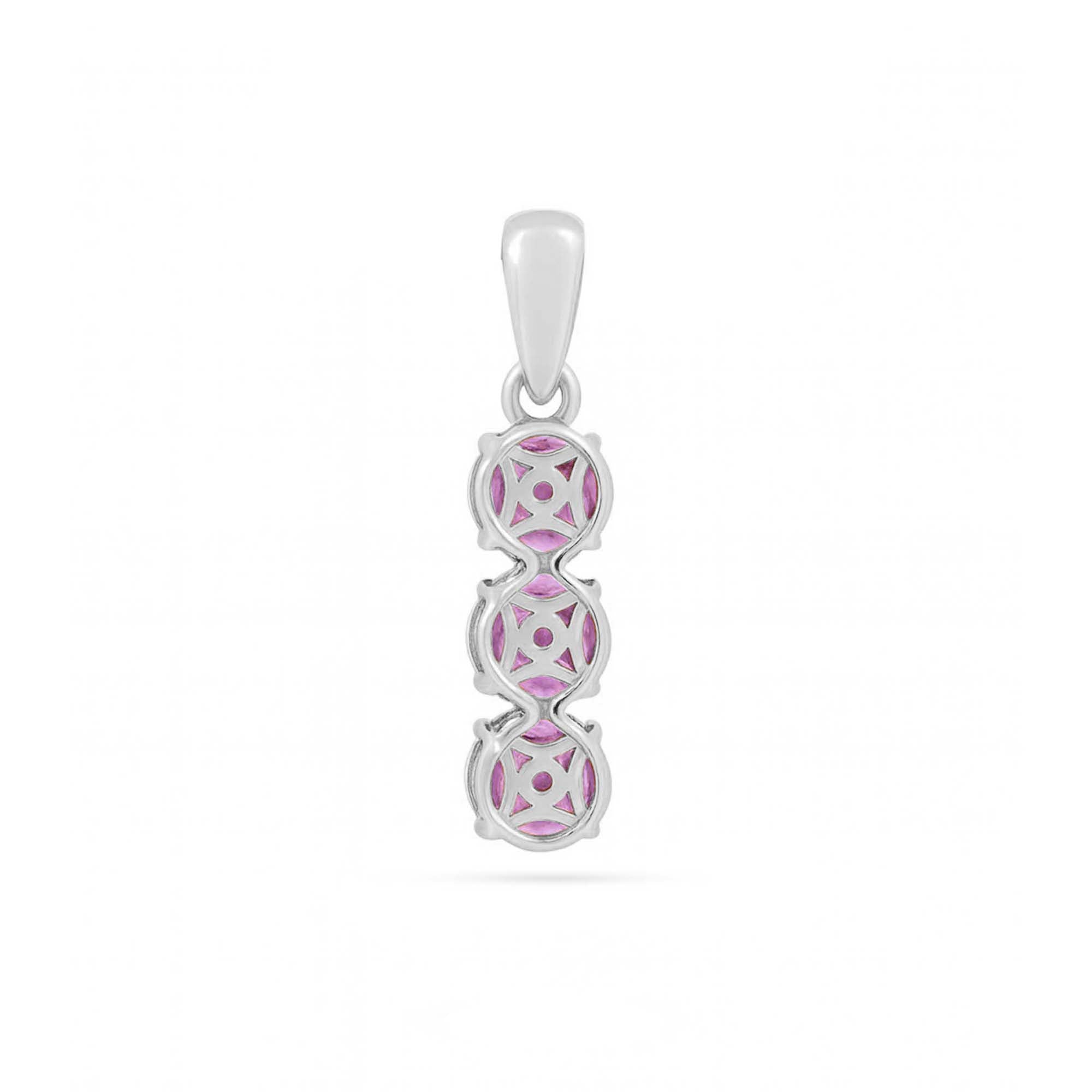 Rhodolite Garnet Marquise Pendant with Prong Setting