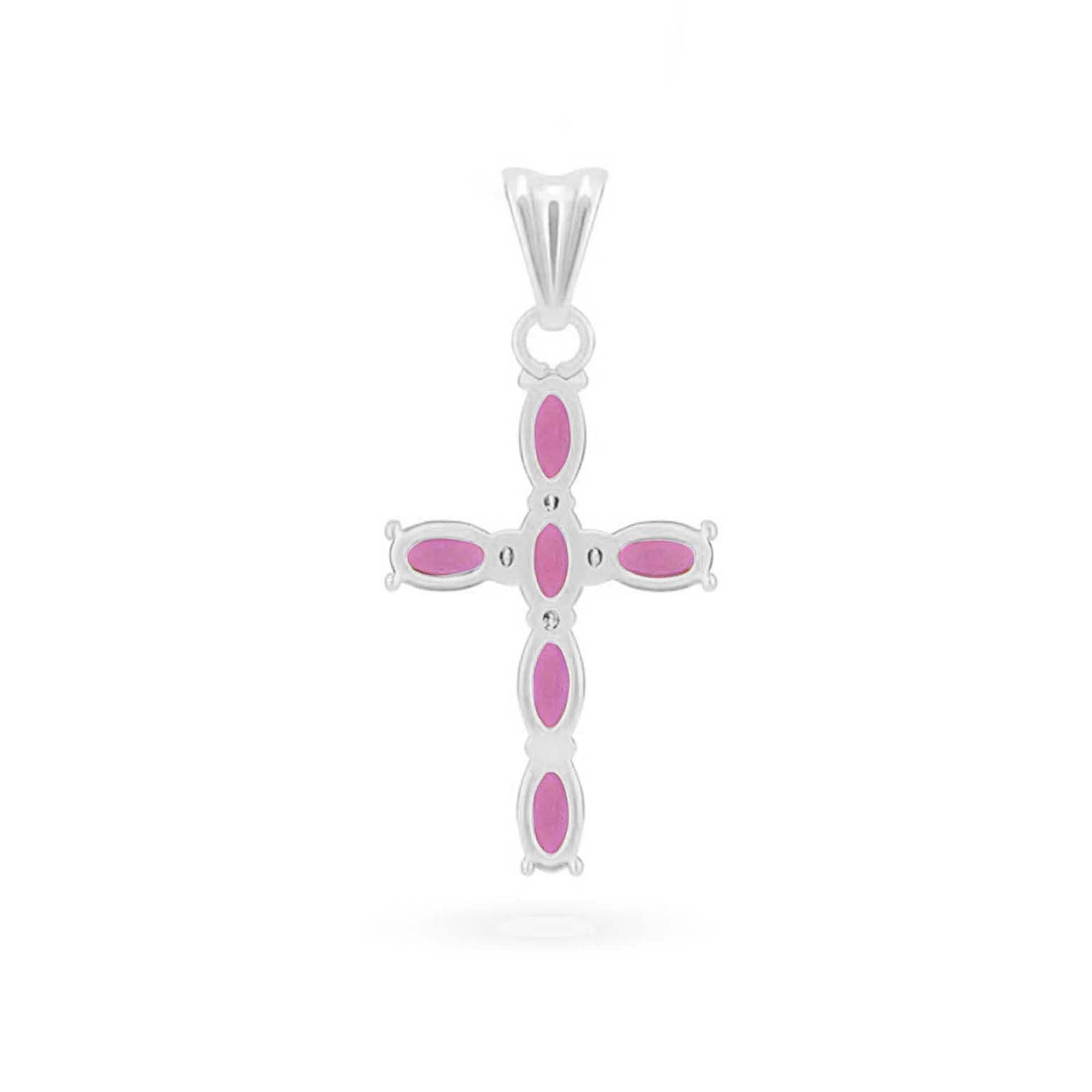 Rhodolite Garnet Oval  Pendant with Prong Setting