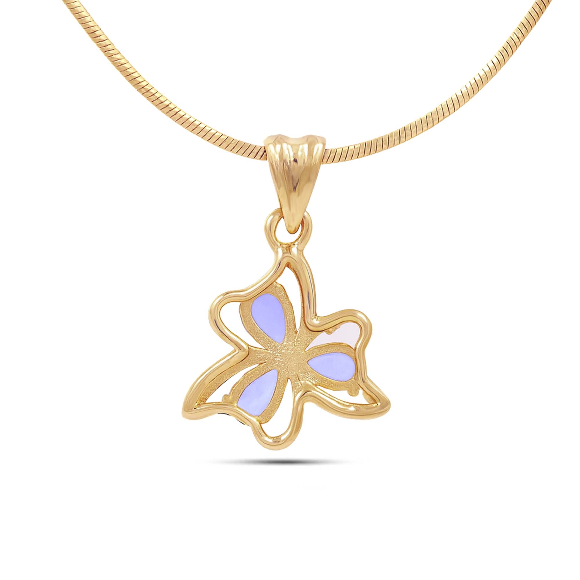Tanzanite Pear Pendant with Prong Setting