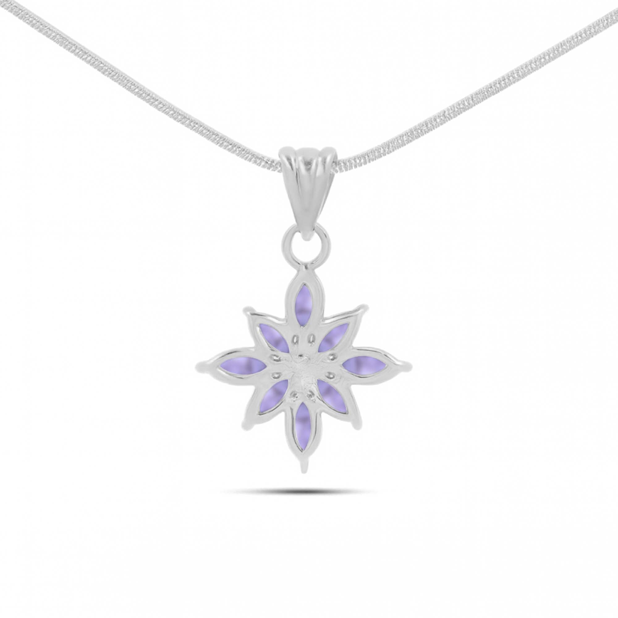 Tanzanite Marquise Pendant with Prong Setting