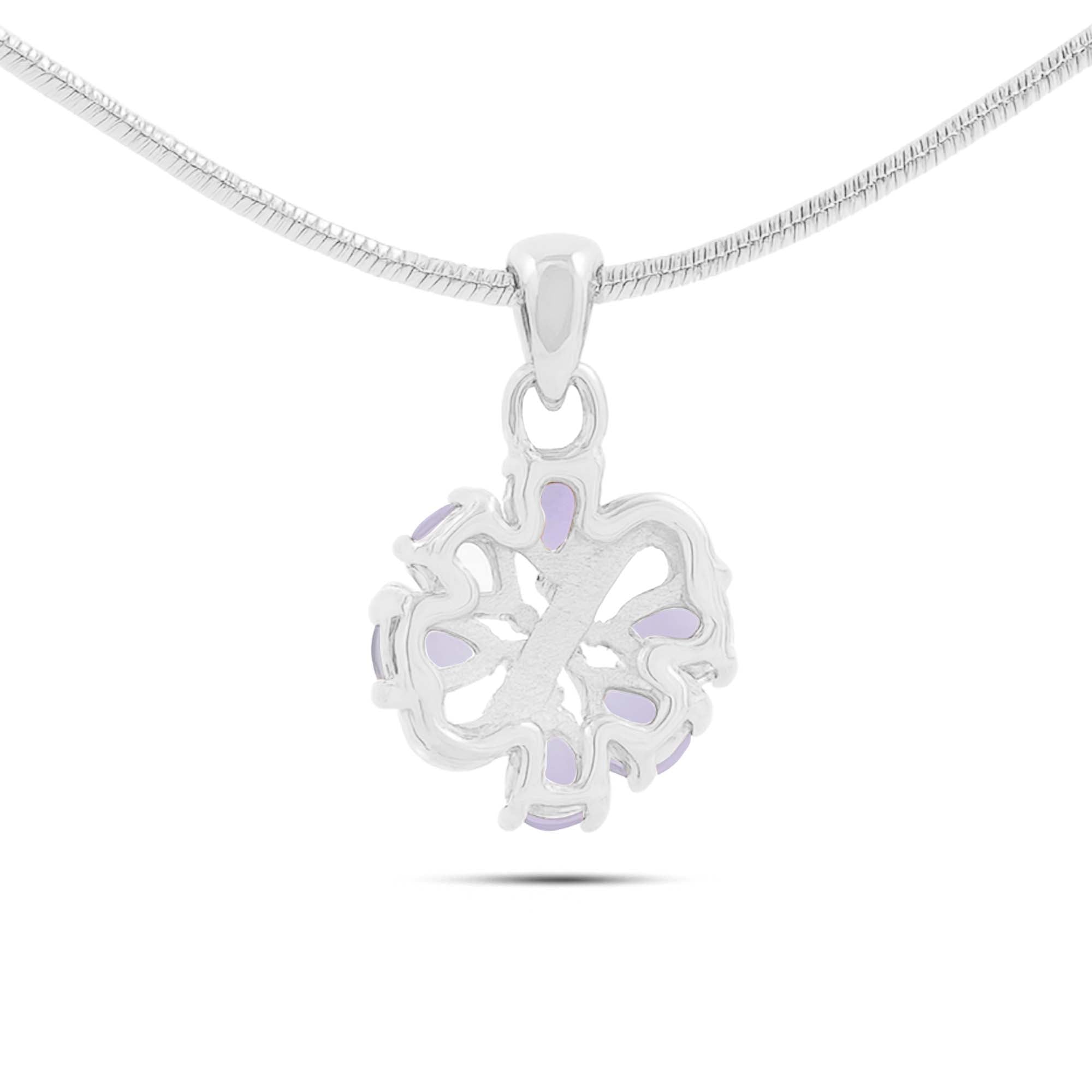 Tanzanite Pear Pendant with Prong Setting
