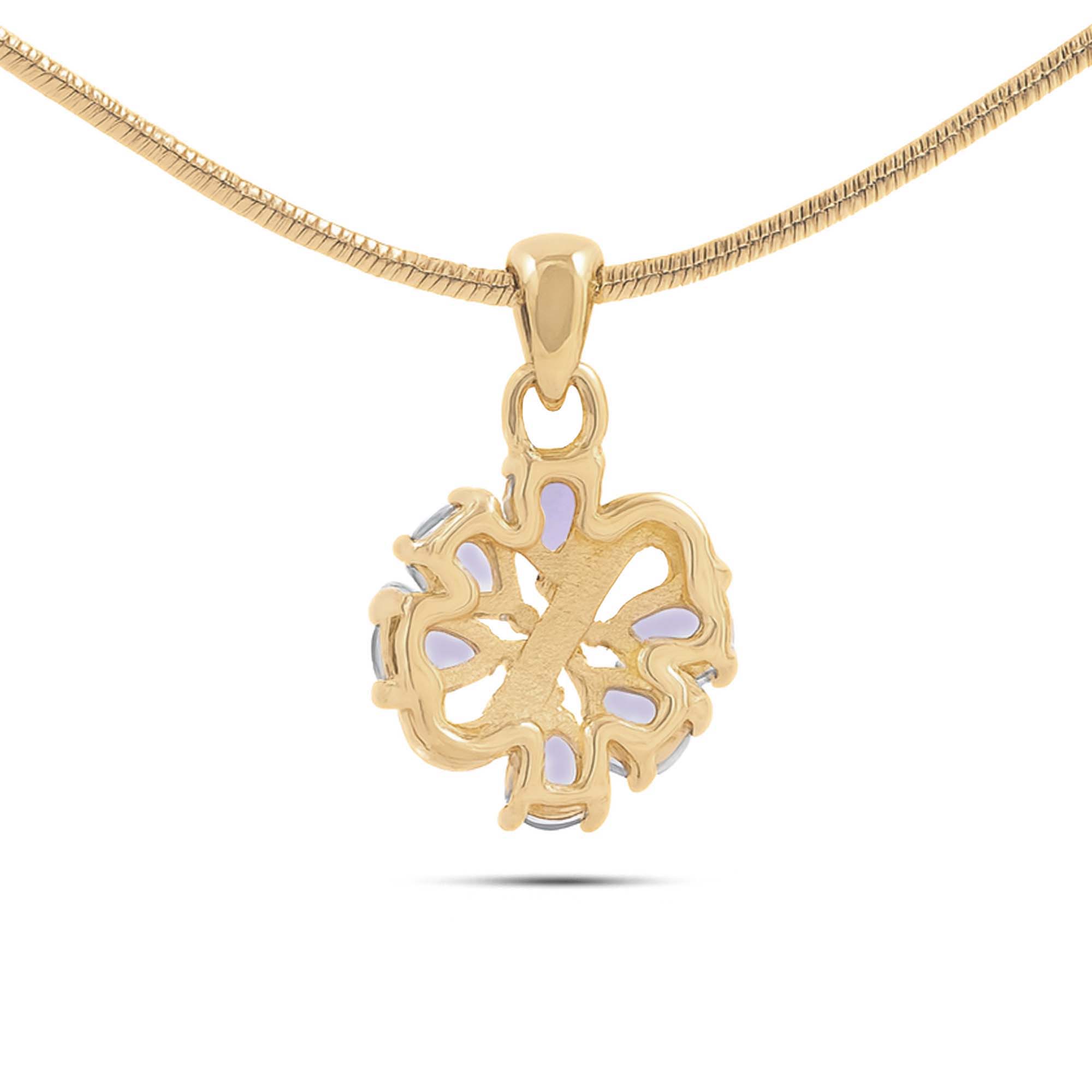 Tanzanite Pear Pendant with Prong Setting