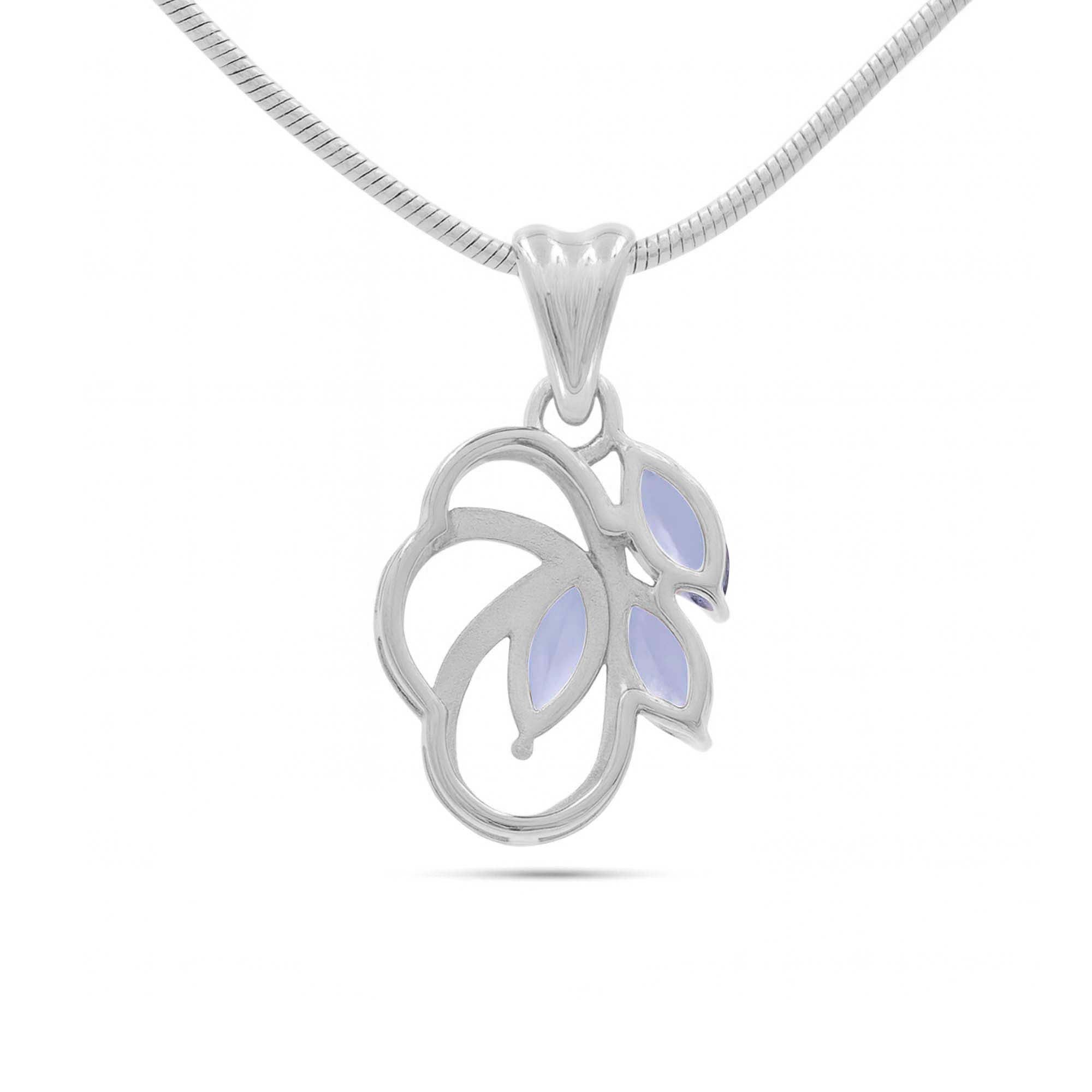 Tanzanite Marquise Pendant with Prong Setting